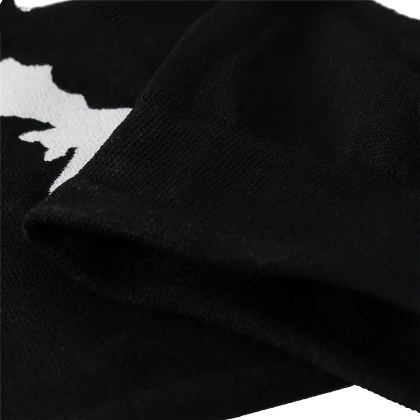 Halloween Skeleton Bat Spider Web Knee-High Socks