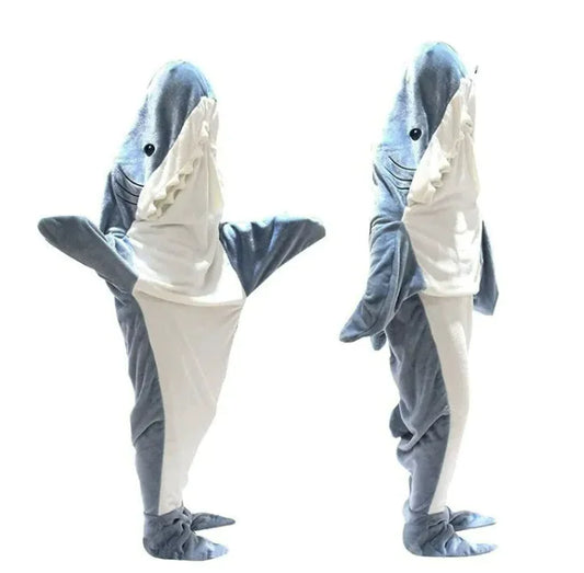 Shark Blanket Super Soft Hooded Sleeping Bag