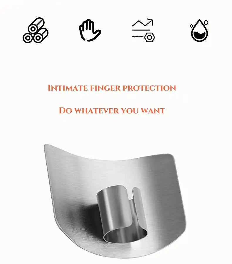 Stainless Steel Vegetable Slicer Hand Guard Kitchen Tool