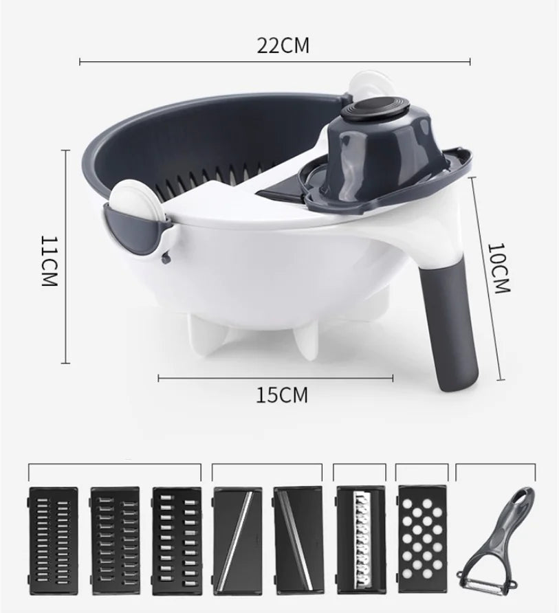 Multipurpose Vegetable Slicer and Grater for Kitchen